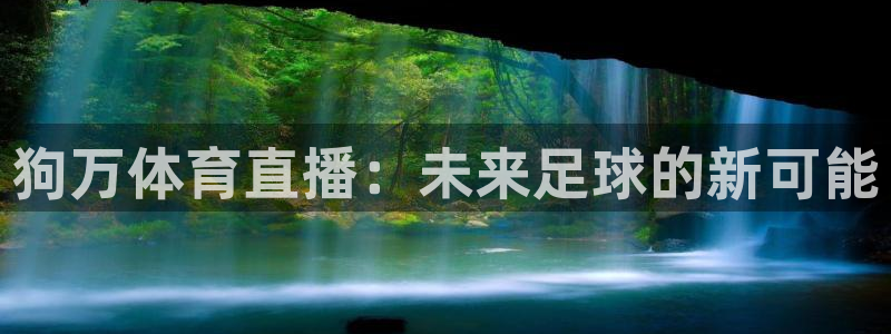 狗万体育直播：未来足球的新可能